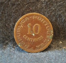1949 Portugiesische Colonia de Angola 10 Centavos, KM-70 (AN21)