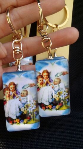 10 Recuerdos De BautizoNiño Mi Bautizo Fiesta Bautizo Favores Niño Llaveros, Niña - Imagen 4 de 10