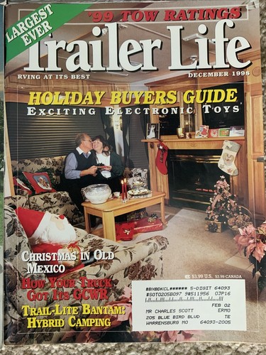 Trailer Life Magazines 1998 Year Set Of 12 Issues Full Year Jan Thru Dec - Picture 13 of 13