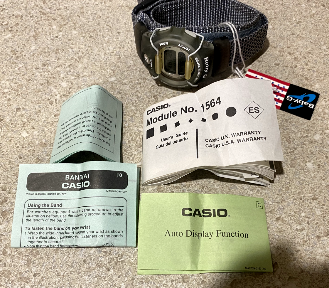 Vintage NIB Casio G-Shock Baby-G Women