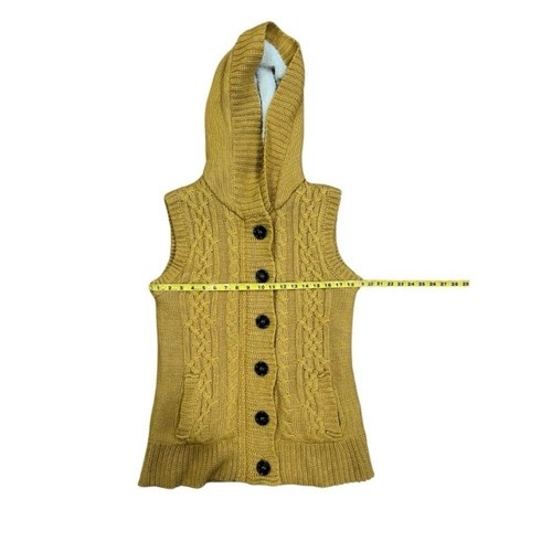 Ci Sono by Cavalini Women Sleeveless Hooded Sweater Size L - Picture 7 of 10
