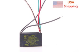 Details About 4uf 4uf 2 5uf 250v 300v Cbb61 Start Run Ceiling Fan Capacitor 5 Wire