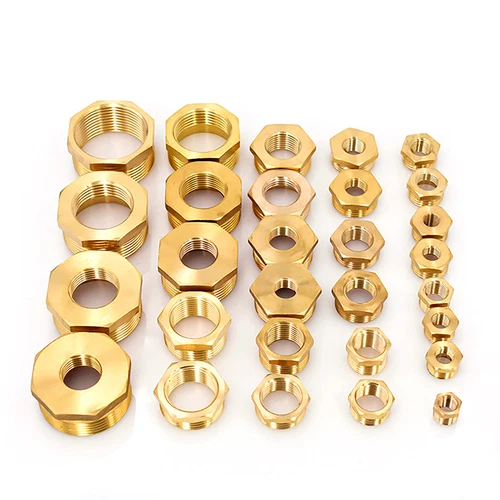 Gewindefittings aus Messing Reduzierstück Reduzierung AG auf IG 1/8 bis 2 Zoll - Bild 1 von 48