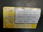 ZZ Top July.25 1981 Pacific Coliseum  Vancouver BC Canada Concert Ticket