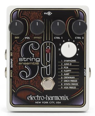 Electro-Harmonix String 9 Ensemble Guitar Synthesizer Effect Pedal EHX