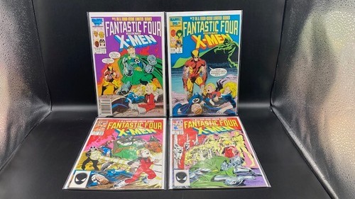 Fantastic Four vs. X-Men(1987) Complete Series of 4 Marvel Comics 250