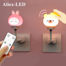 LED Chlidren USB Night Light Simpatico Cartone Animato Lampada Da Notte Orso Tel