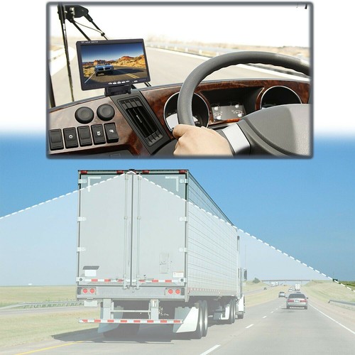 for RVs Truck Trailer IR Reverse Camera and 7" HD Monitor Parking Rear View Kit - Picture 16 of 23