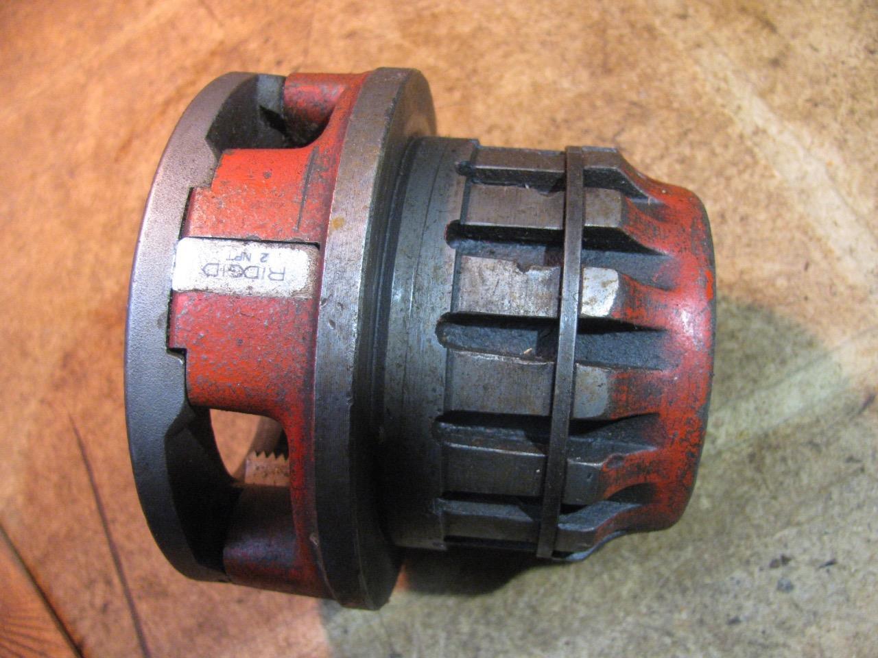 Ridgid 12R 2" Die Head Ratchet Hand Pipe Threader 700 Power Drive