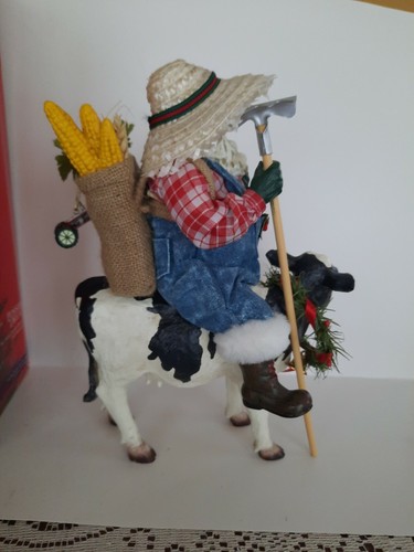 Possible Dreams Clothique Santa "Dairy Christmas," 713793. Very rare. Read - Picture 4 of 12