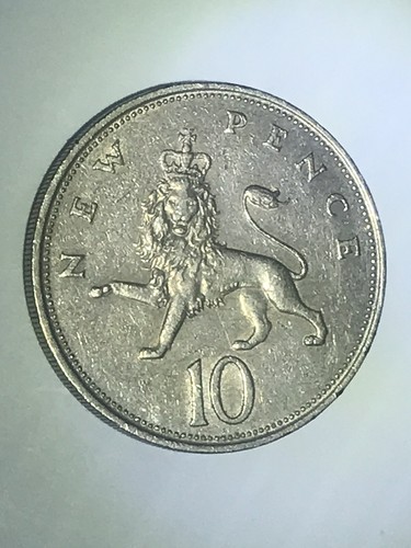 1968 Great Britain United Kingdom 10 New Pence Elizabeth II - Picture 9 of 14