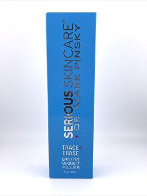 Serious Skincare+ Dr. Mark Pinsky TRACE+ERASE Needle-Free Wrinkle Filler 1oz New