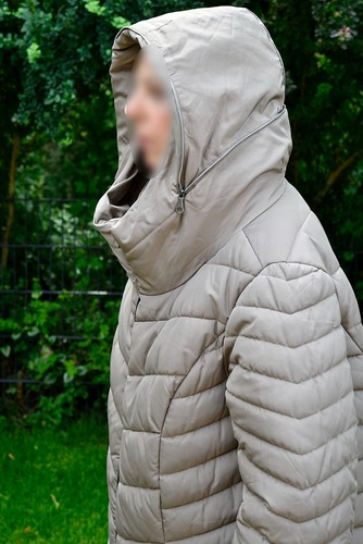 TCM wattierter Damen-Wintermantel mit Kragen und Kapuze Gr. 50 - Bild 6 von 12
