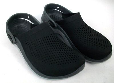 Crocs LiteRide 360 Men's Clogs - Size 6/Womens 8, Black/Slate Grey