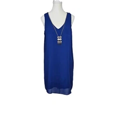 Cocktail Dress Size Large Blue Soft And Flowy Cruisewear Party Shower A. Byer