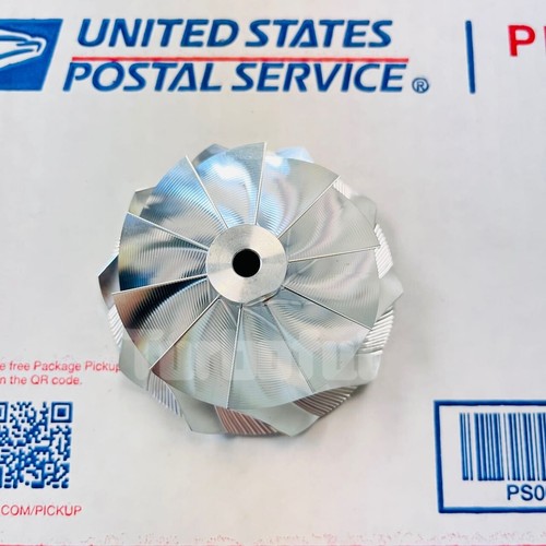 Billet Point Milled Turbo Compressor Wheel for GTX3582R Standard Rotation - Picture 4 of 5