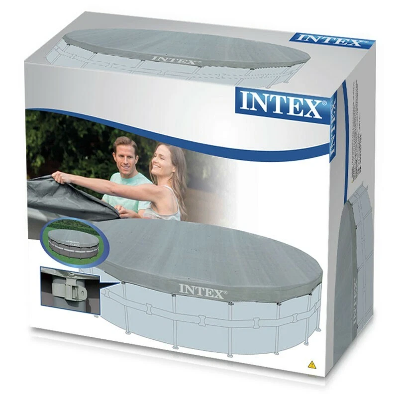 Intex 549 Abdeckplane Poolabdeckung Plane Pool Abdeckung Pool Ultra Frame 28041 - Bild 4 von 4