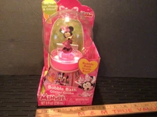 Minnie Mouse Glitter Globe Bubble Bath Strawberry Scented,nib,box Damage