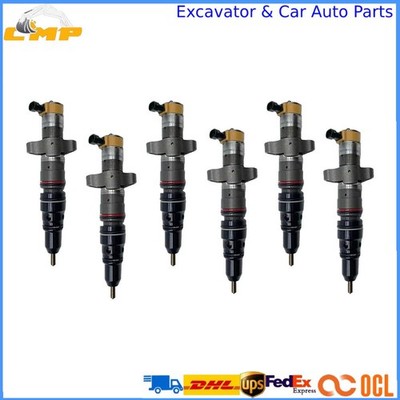 6x Fuel Injectors 236-0962 10R7224 for CAT C-9 Engine 330C D6R 12H TK741 MT745