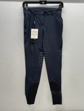 Equiline Womens Equestrian Pants Colinec Full Seat Breeches Blue, Size 40 (US 8)