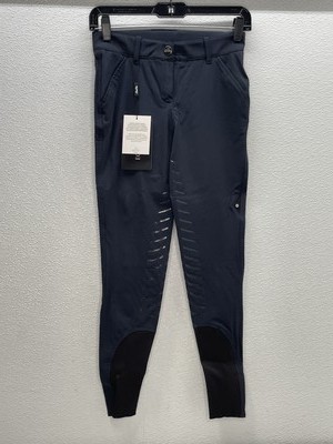 Equiline Womens Equestrian Pants Colinec Full Seat Breeches Blue, Size 40, US 8