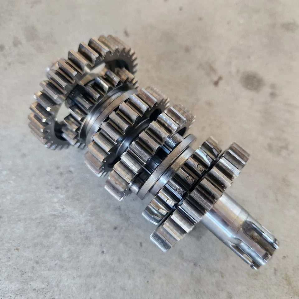 Yamaha YZ80 1993-2001 transmisión eje de transmisión con juego de engranajes original OEM comp Foto 2 de 4