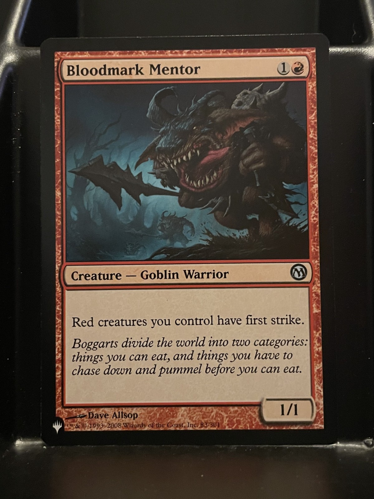 Bloodmark Mentor Shadowmoor Regular NM The List Mystery MTG Magic Card