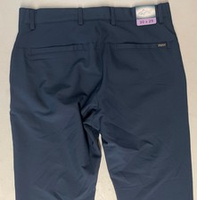 GREG NORMAN Men's Stretch Flex ML75 Performance Chino Pants NAVY BLUE 30x29 Golf