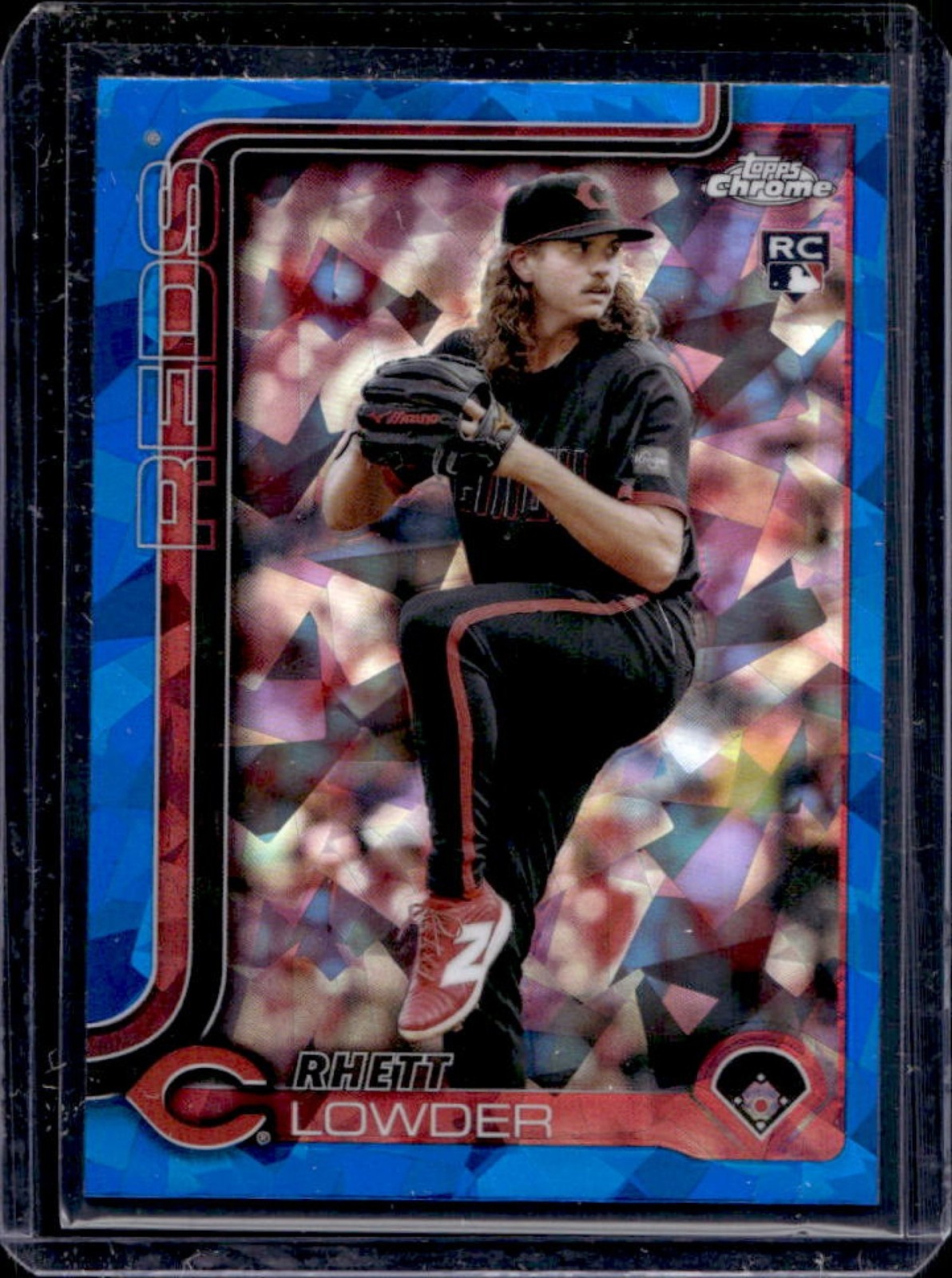 2025 Topps Chrome Sapphire Rhett Lowder RC Rookie #147 Reds