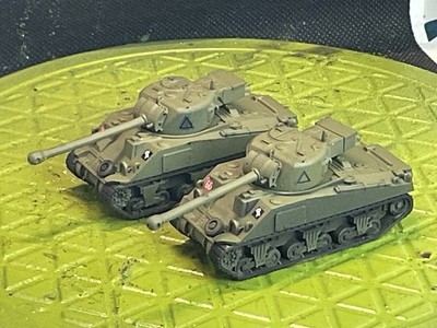 15mm Painted British Firefly Tank Plt (2 Tanks) 3d Printed