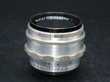 Carl Zeiss Jena BIOTAR 58/2, Red T lens M42 mount.