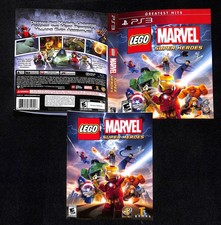 LEGO Marvel Super Heroes - Box Art and Manual - PS3 Greatest Hits Rare Insert