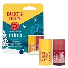 Burt’s Bees Holiday Minis Lip Balm Gift Set, Natural See Individual Packaging 
