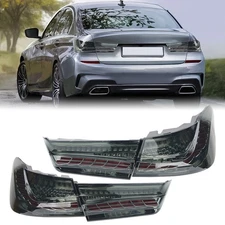 LED Tail Light Rear Lamp For BMW 3 Series 330 340 G20 G80 2019-2024 Smoked Lens