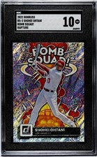 2022 Donruss Bomb Squad Rapture #BS3 Shohei Ohtani LA Angels Dodgers SGC 10 Mint