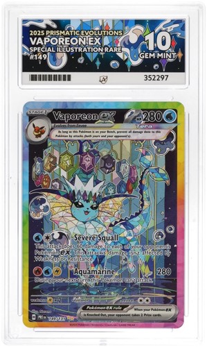 Vaporeon ex graded ACE 10 for sale on eBay