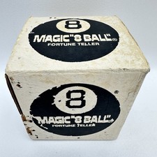Vintage Magic  8 ball  Fortune Teller with Original Box - Alabe Products