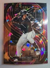 2025 Panini Select Tommy Troy #193  Purple Cracked  Ice 77/99