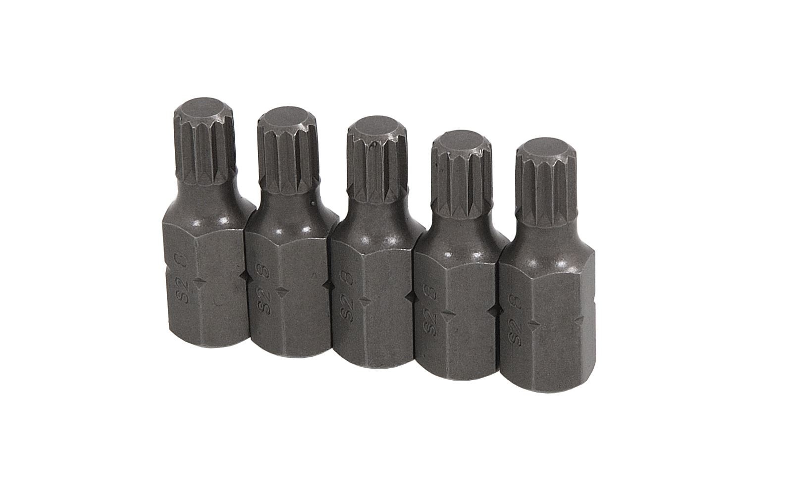 5pc 3/8""(10mm) 30mm L S2 Hex Allen Key Bit Set - M8*30