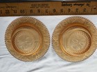 Carnival Glass Marigold Depression Medium Bowls Set 2 Vintage Floral Made USA — photo 3