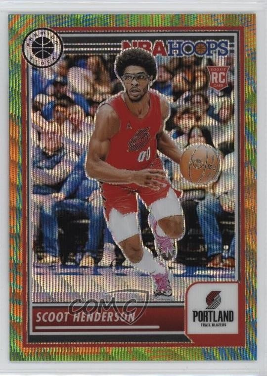 2023 Panini NBA Hoops Premium Stock Multi Wave Prizm Scoot Henderson #137 09gj