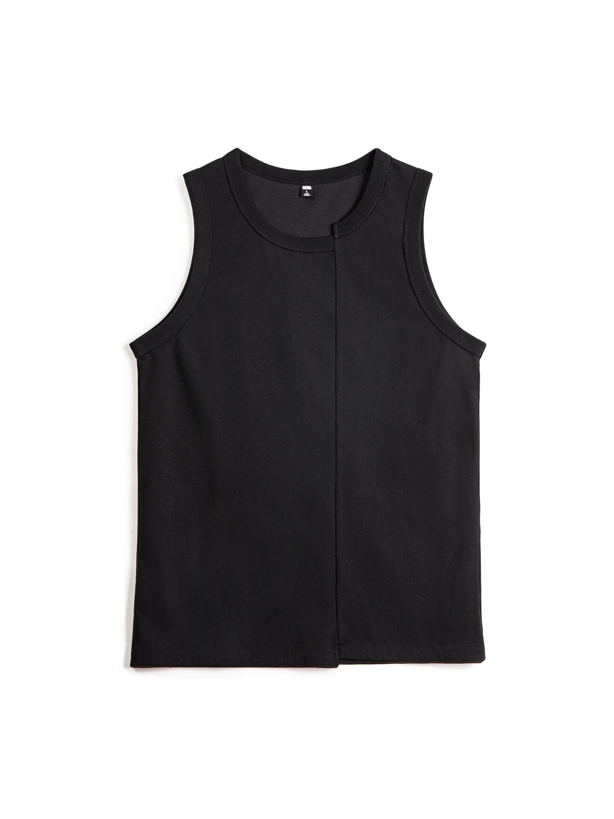 Maden Men's American Retro Fitness Tank Top Ribbed Sleeveless Undershirt Casual