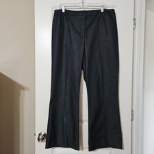 George Stretch Womens Navy Wide Leg Trousers with One Rear Pocket Sz 18