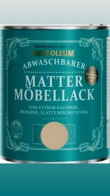 NEU! RUST-OLEUM Matter Möbellack MATT Abwaschbar Ohne Grundierung 750ml