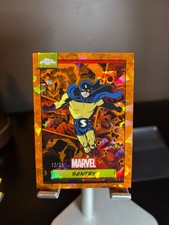 2024 Topps Chrome Marvel Sentry Orange Refractor /25 RARE CLEAN Avengers Rookie
