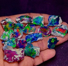 Black opal rough cut grade opal raw, Ethiopian opal gemstone, Large opal Raw lot