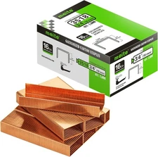 1,600 Counts 16 Gauge Carton Closing Staples 1-3/8" Crown 3/4" Length