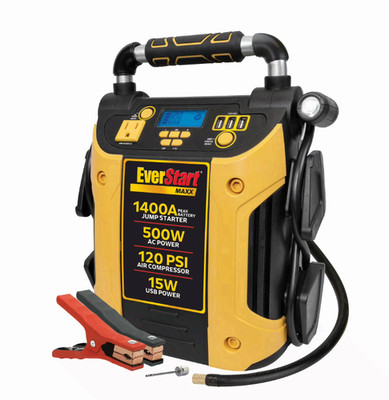 SALE EverStart Maxx J5CPDE 1400 Peak Amp Jump Starter Power Station, NO FEE