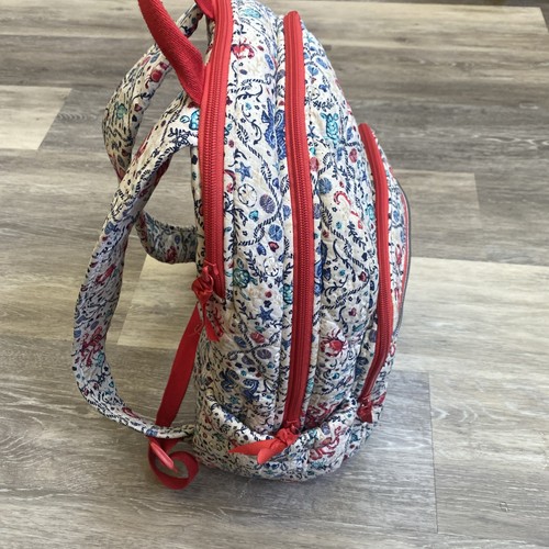 Vera Bradley Quilted Iconic Campus Backpack SEA LIFE Large - Picture 5 of 22