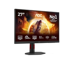 AOC Gaming Monitor Q27G4SRU 27 pollici 2560x1440, WQHD, 320Hz, Fast IPS Panel, 1